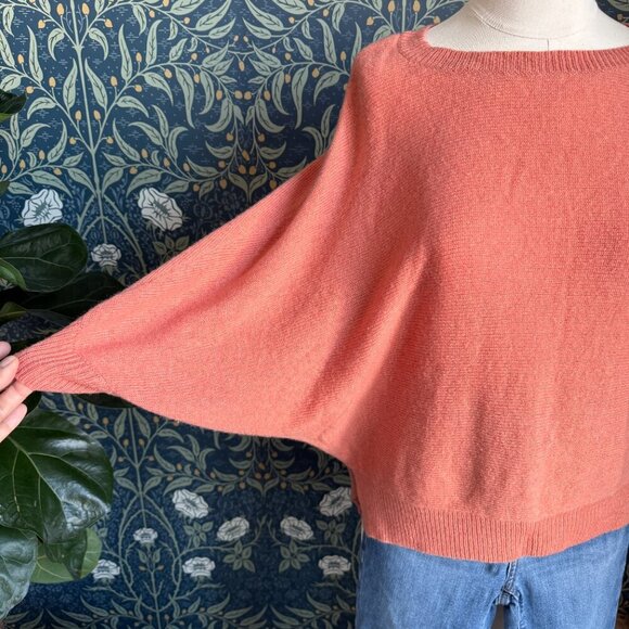 BCBG MaxAzria Kennedy Dolman Sleeve Hi-Lo Wool & Yak Blend Sweater - Picture 3 of 9